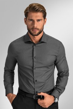 Pánska košeľa BANDI, model SLIM LAPORTO Basalto