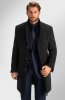 Pánsky kabát BANDI, model SLIM RESCANTO Nero