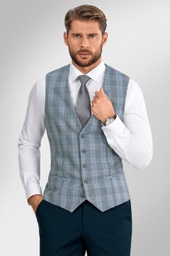 Pánska vesta BANDI, model SLIM LORIME Grigio