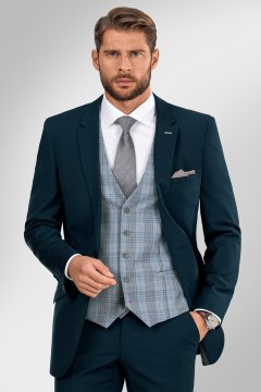Pánska vesta BANDI, model TAILORED LORIME Grigio