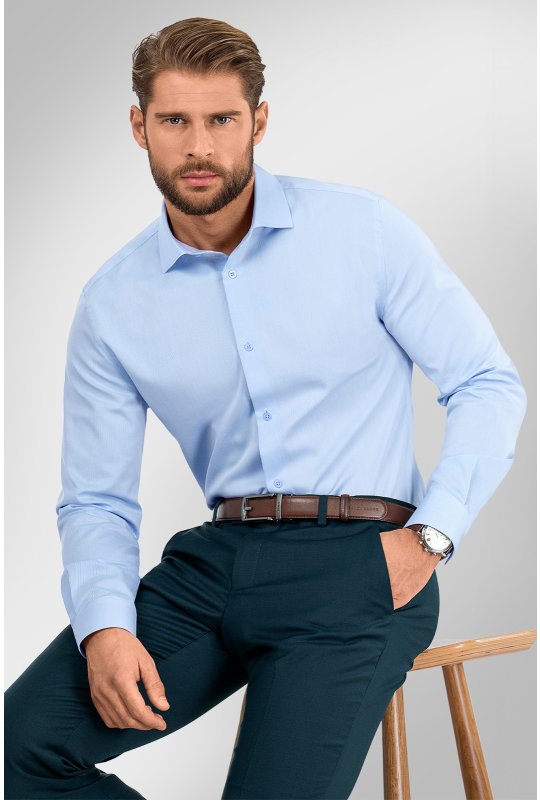 Pánska košeľa BANDI, model REGULAR RISTONCI Azzur