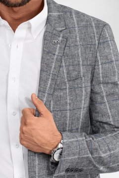 Pánske sako BANDI, model SLIM ANTELLO Grigio
