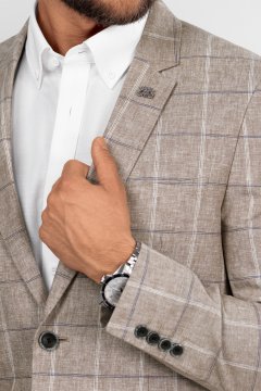 Pánske sako BANDI, model TAILORED JEREMIO Sabbia