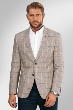 Pánske sako BANDI, model TAILORED JEREMIO Sabbia