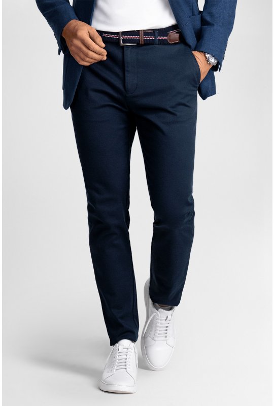 Pánske nohavice BANDI, model STRAIGHT FIT LANVINO  Marin