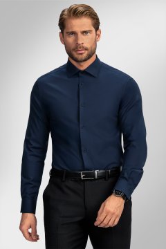 Pánska košeľa BANDI, model REGULAR PATRONI Indaco
