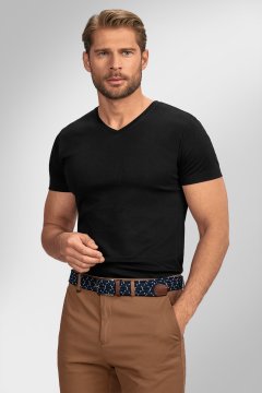 Pánske tričko BANDI, model NELLO Nero
