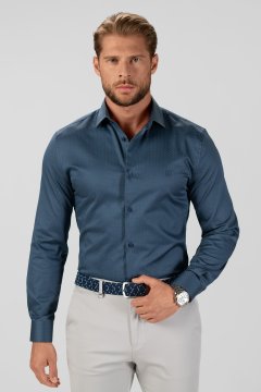 Pánska košeľa BANDI, model SLIM ROGIERO Indaco