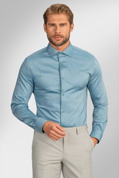 Pánska košeľa BANDI, model REGULAR ERMINO Ciano 