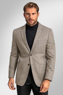 Pánske sako BANDI, model SLIM DARICETO Sabbia