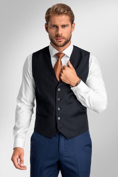 Pánska vesta BANDI, model SLIM FIT VICONTE Marin