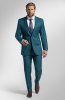 Pánsky oblek BANDI MARANELI Petrol, strih SLIM FIT