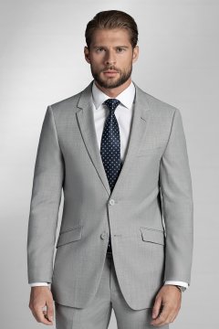Pánsky oblek BANDI LORIANO Grigio, strih TAILORED FIT
