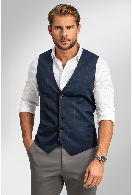 Pánska vesta BANDI, model TAILORED OSTICO Marin