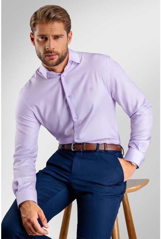 Pánska košeľa BANDI, model REGULAR PORTIO Viola