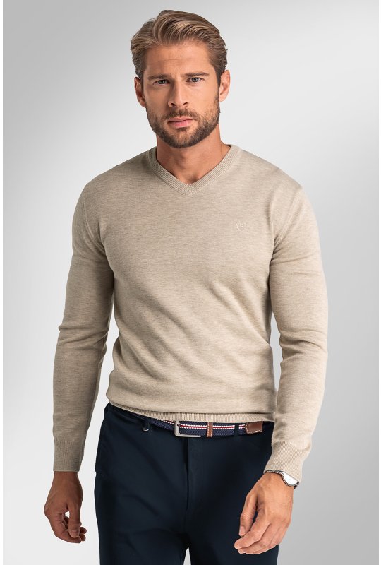 Pánsky sveter BANDI, model MARCELIO Biscotto