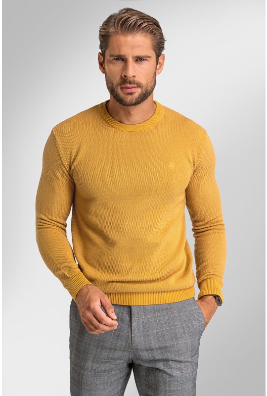 Pánsky sveter BANDI, model EDGARO Ochre