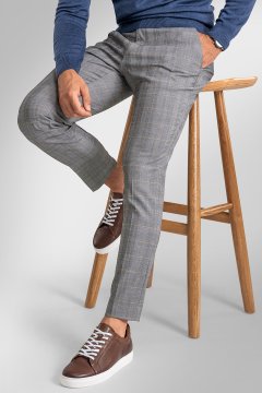 Pánske nohavice BANDI, model TAILORED ULTRA FIT ARCIBOLO Basalto