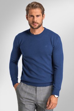 Pánsky sveter BANDI, model EDGARO Indaco