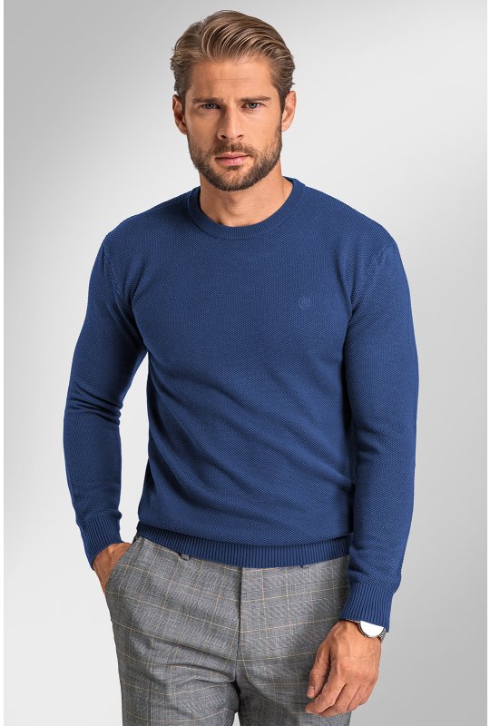 Pánsky sveter BANDI, model EDGARO Indaco