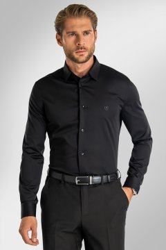 Pánska košeľa BANDI, model REGULAR SIGNIERO Nero