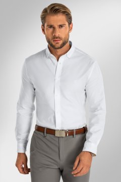 Pánska košeľa BANDI, model SLIM SORVIO Bianco