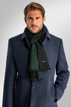 Pánsky šál BANDI, model VELUTO Emerald