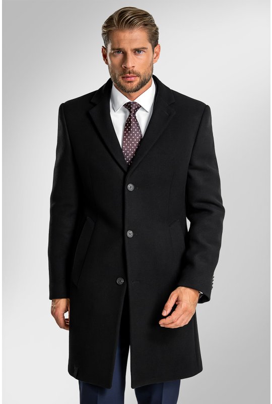 Pánsky kabát BANDI, model TAILORED MARCOLO Nero
