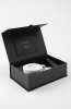 Porcelánová šálka na kávu BANDI Bianco, 80 ml, v darčekovom boxe