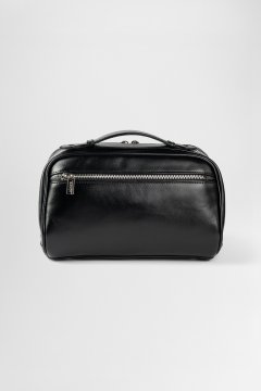 Luxusná kožená kozmetická taška BAGALO Nero
