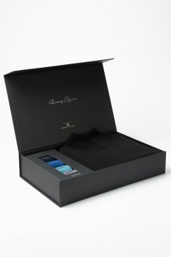 Set pánskeho roláka SERAFIO Nero a ponožiek v darčekovom boxe