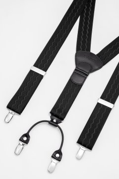 Pánske traky BANDI, model FLEZIO Nero