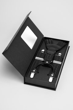 Pánske traky BANDI, model FLEZIO Nero