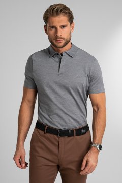 Pánska polokošeľa BANDI, model ANDORO Antracit