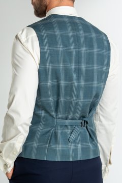 Pánska vesta BANDI, model TAILORED LANERTO Ciano