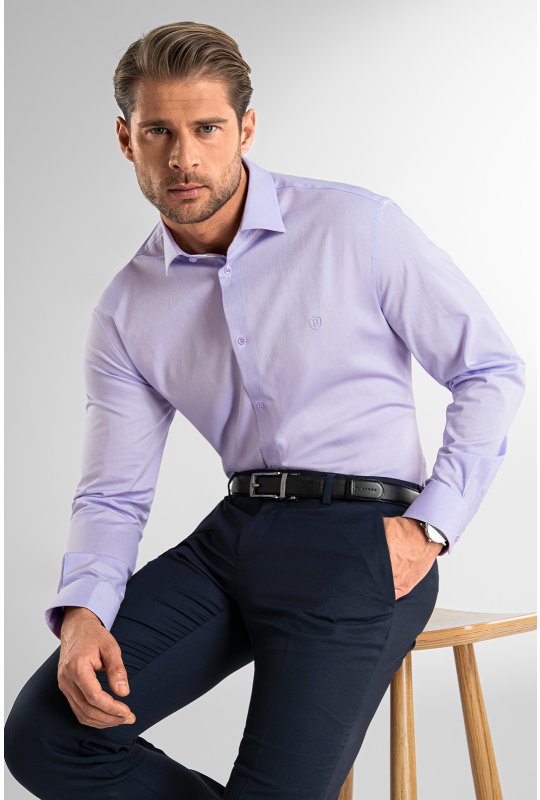 Pánska košeľa BANDI, model REGULAR JULIAMO Viola