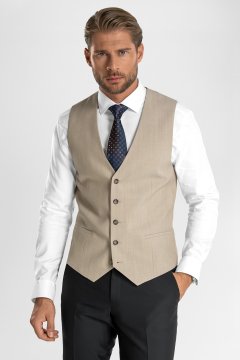 Pánska vesta BANDI, model TAILORED FIORENTO Sabbia