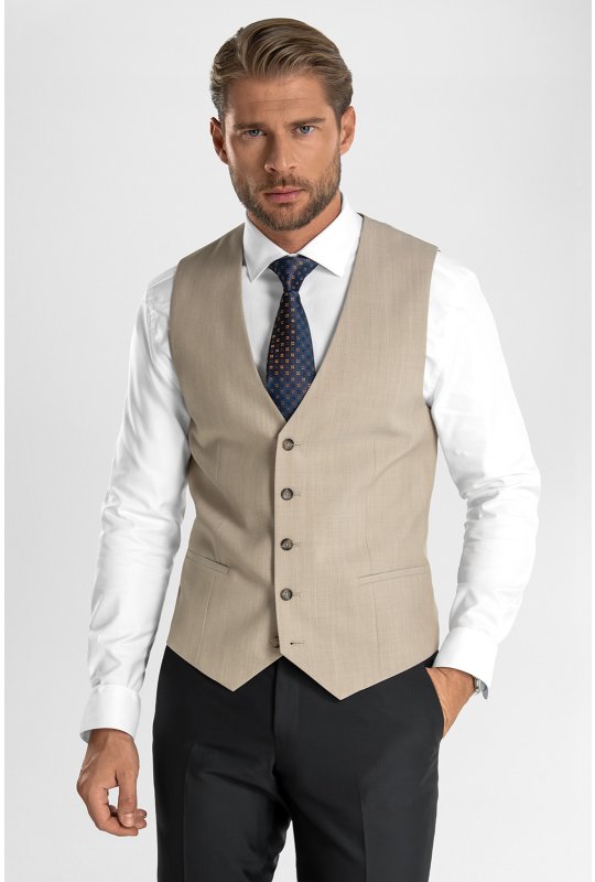 Pánska vesta BANDI, model TAILORED FIORENTO Sabbia