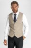 Pánska vesta BANDI, model TAILORED FIORENTO Sabbia
