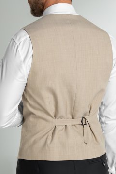 Pánska vesta BANDI, model TAILORED FIORENTO Sabbia