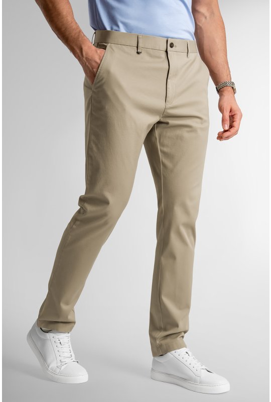 Pánske nohavice BANDI, model STRAIGHT FIT SALGADO Sabbia