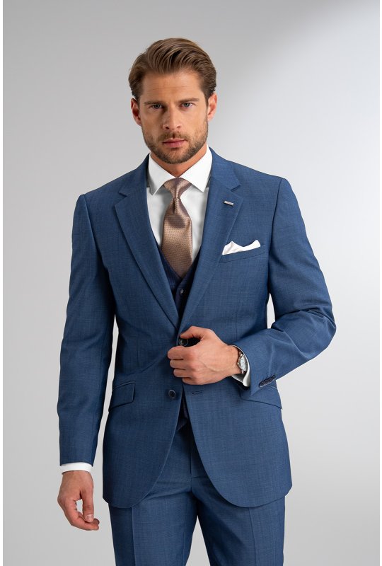 Pánsky oblek BANDI CABOTO Indaco, strih SLIM FIT